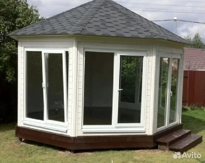Остекление беседок