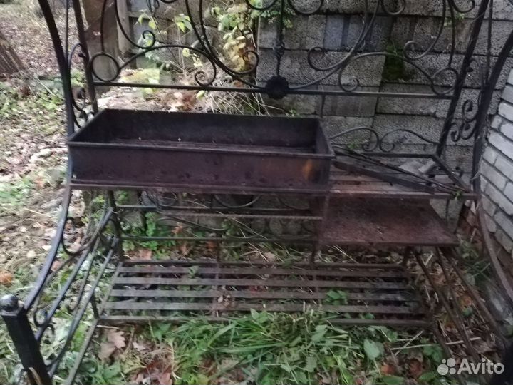 Кованые мангалы с крышей