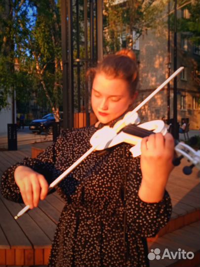 Скрипачка на праздник