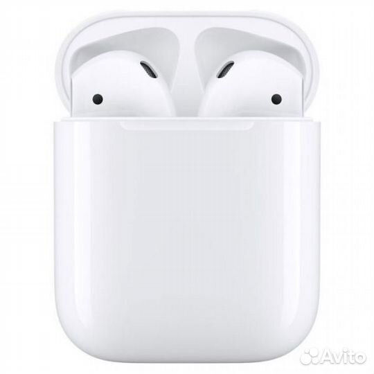 Apple AirPods 2 с зарядным футляром MV7N2, белый