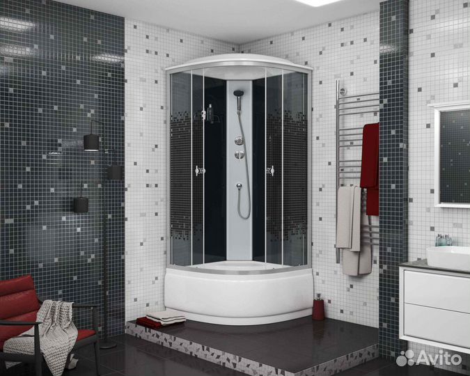 Душевая кабина Niagara Eco NG-7508-14 (90х90х215)