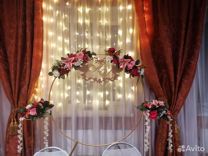 Комплект для оформления зала на свадьбу