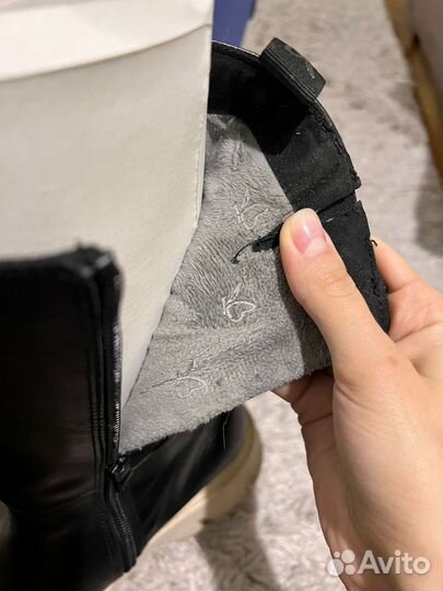 Полусапоги натуральная кожа