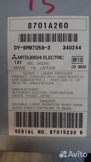 Штатная автомагнитола