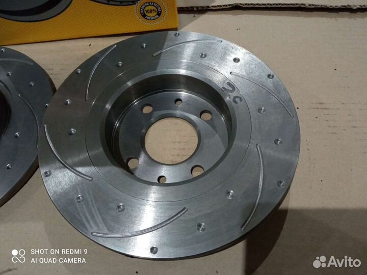 Тормозные диски атс 2414-05 рено логан 2шт