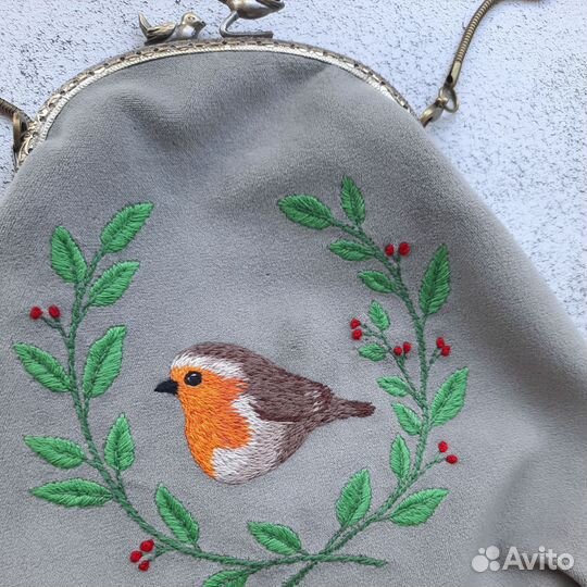 Сумка женская с фермуаром (косметичка)