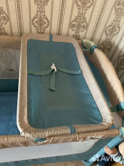 Детская кроватка манеж с матрасом