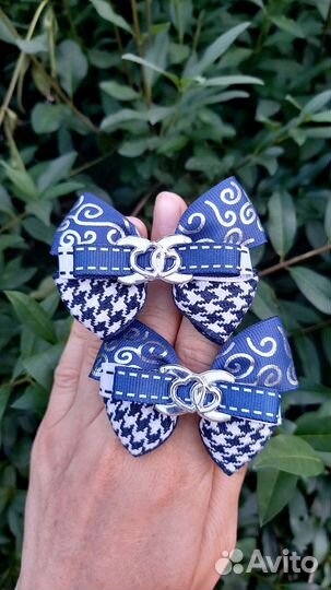 Резинка для волос школьные бантики, школа