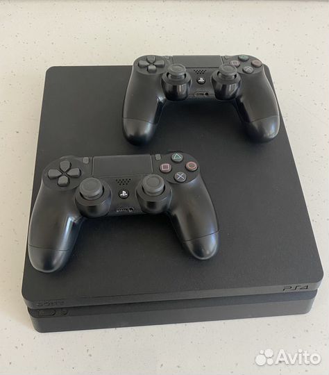 Sony playstation 4 PS4 slim 2 джойстика