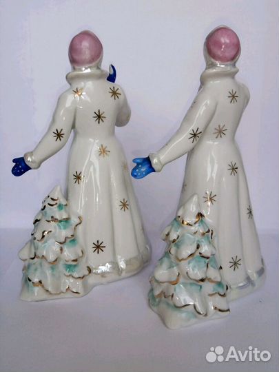 Статуэтка Снегурочка Дулево фарфор