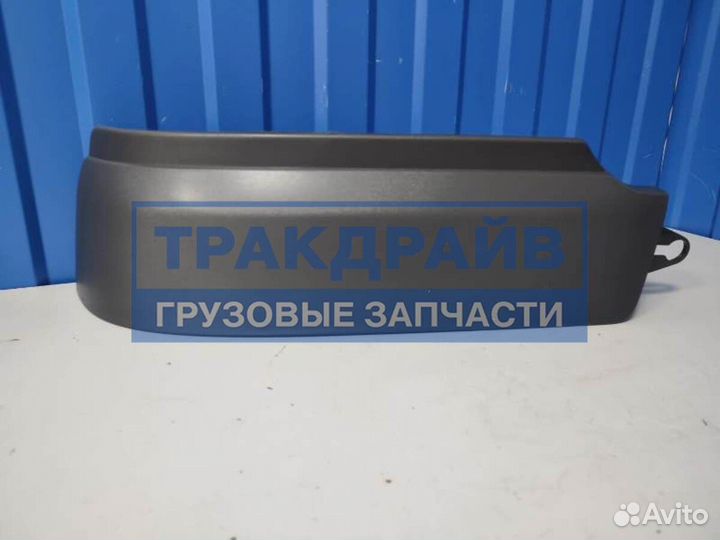 Угол бампера Ман Тгс серый левый аналог 81416140023