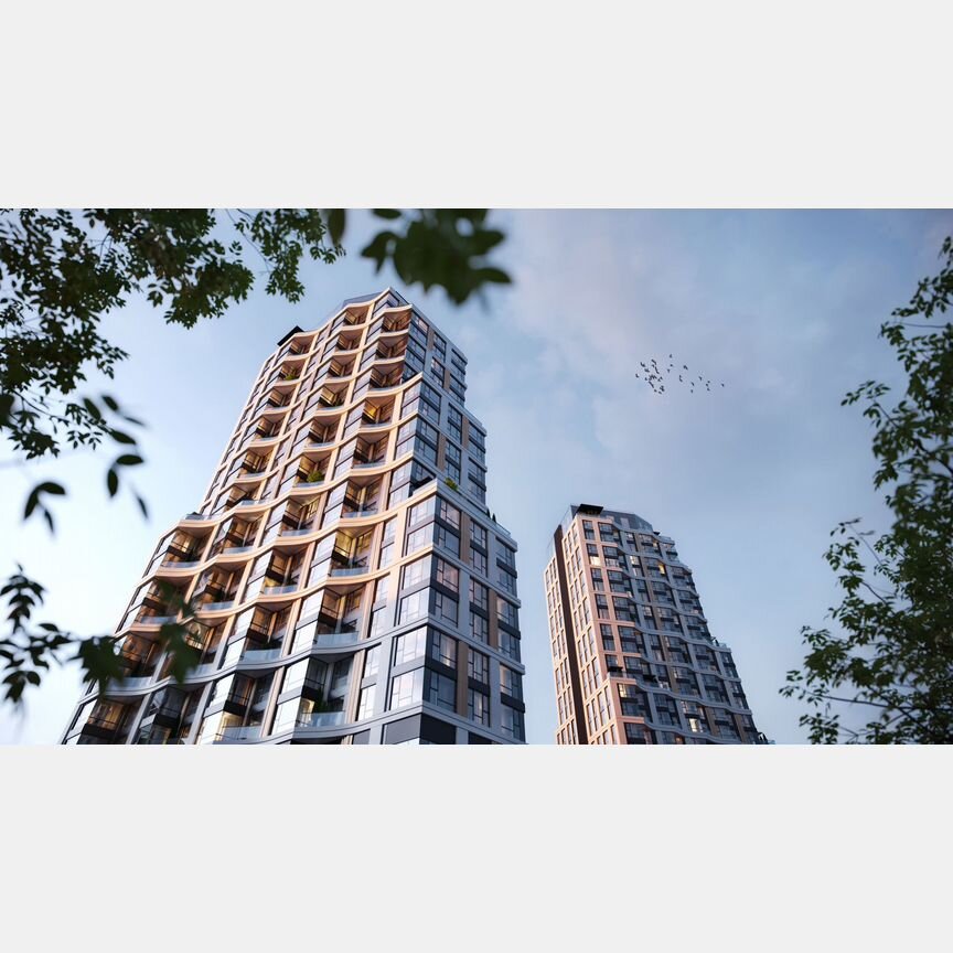 2-к. квартира, 80,2 м², 6/9 эт.