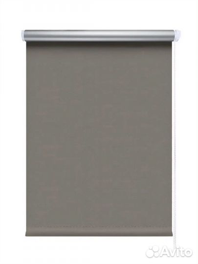 Рулонные шторы блэкаут новые цвет серый