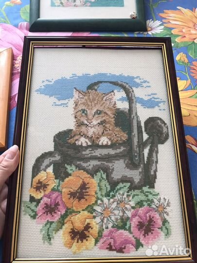 Картина вышитая крестом