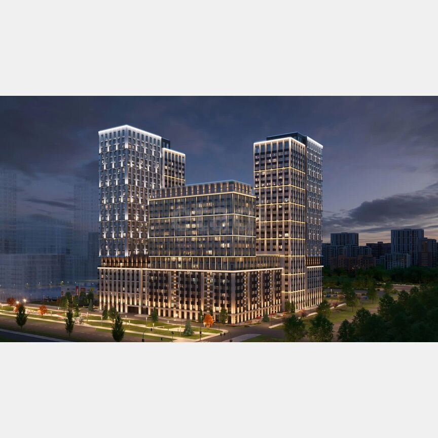 2-к. квартира, 40,2 м², 4/9 эт.