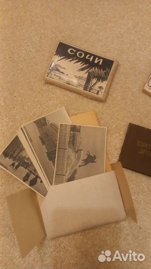 Открытки СССР 1940 ленинград сочи москва