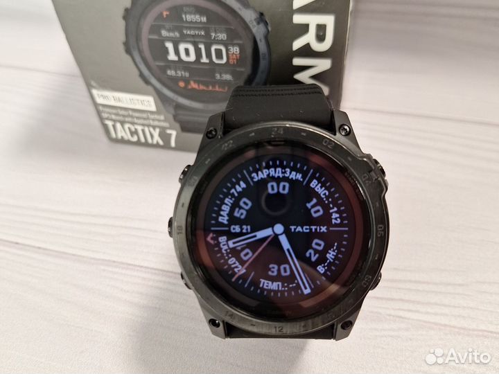 Часы Garmin Tactix 7 PRO Ballistics Sapphire Titan