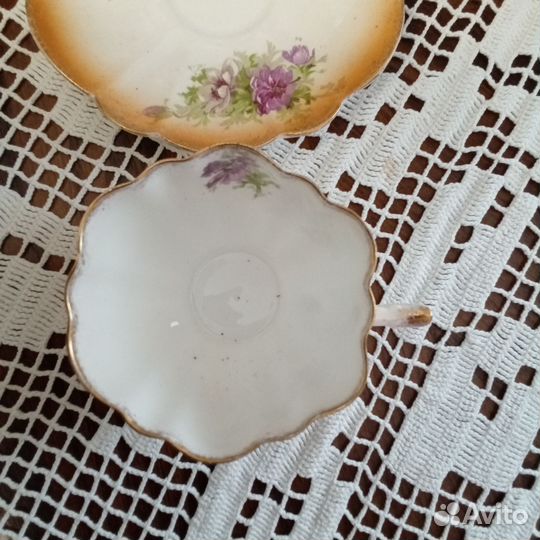 Чайная тройка антикварная