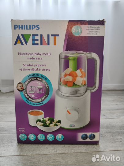 Пароварка блендер philips avent