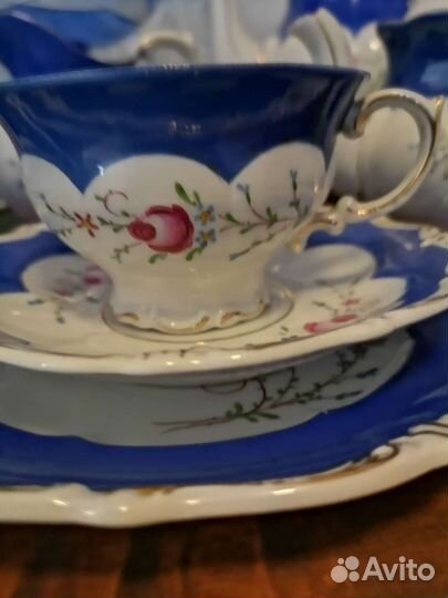 Фарфоровый чайный сервиз Германия 1940-50е г.г