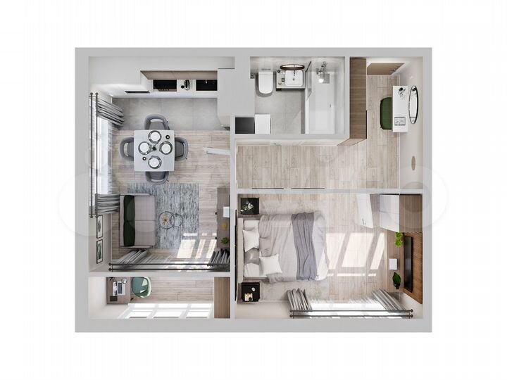 1-к. квартира, 39,6 м², 4/24 эт.