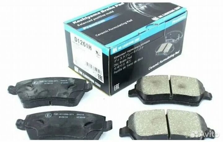 Колодки дисковые перед Nissan Micra/Note, Renault