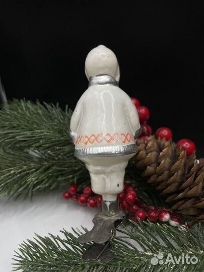 Елочная игрушка СССР Якут Ненец Чукча (1.Сзр)