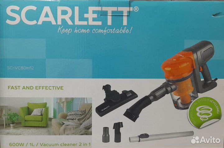Пылесос Scarlett SC-VC80H12 Б/У