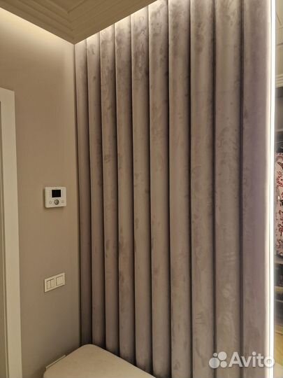 Мягкие стеновые панели в прихожей