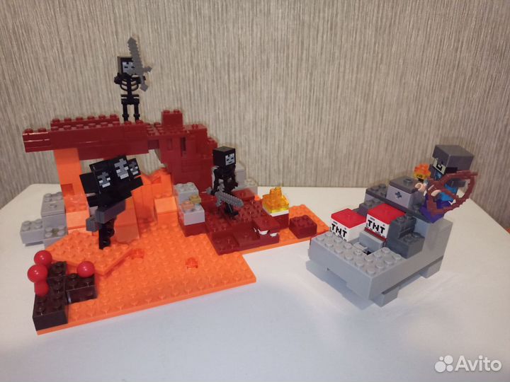 Лего Майнкрафт крепость визера