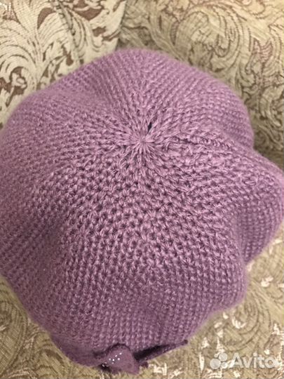 Берет вязаный
