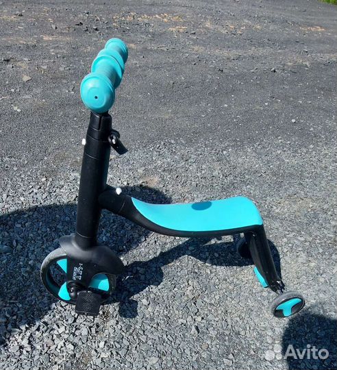 Самокат, беговел, велосипед 3 в 1