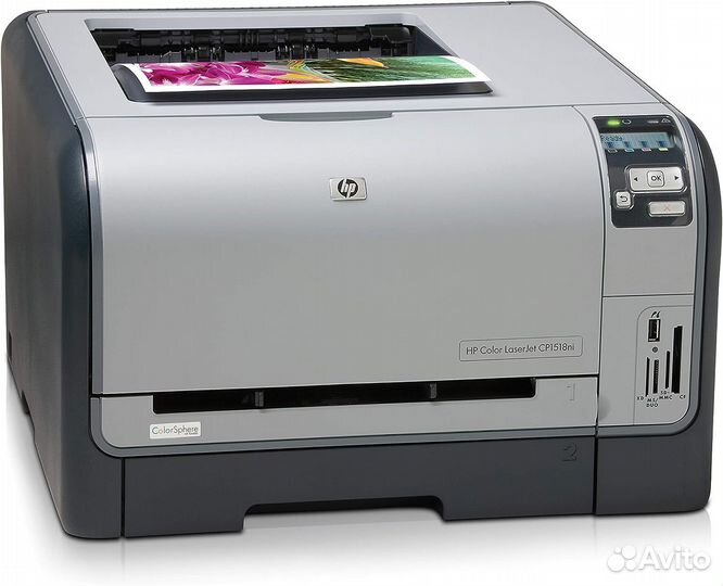 Принтер HP Color LaserJet CP1518ni, цветн., A4