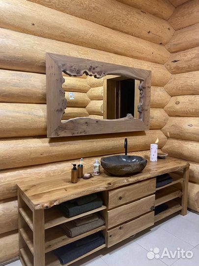 Зеркало в раме из массива эксклюзив