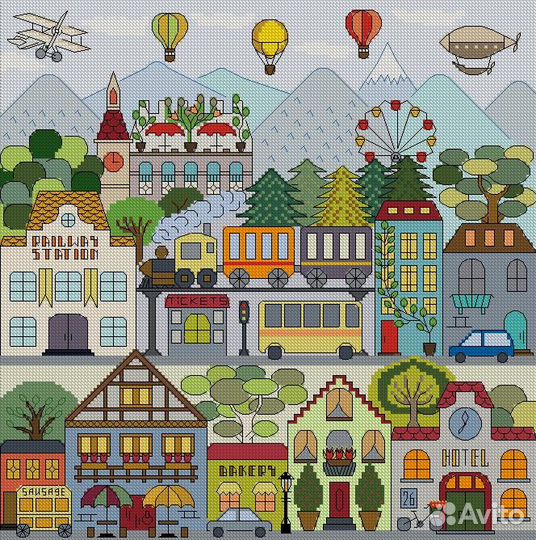 Схема для вышивки крестом 