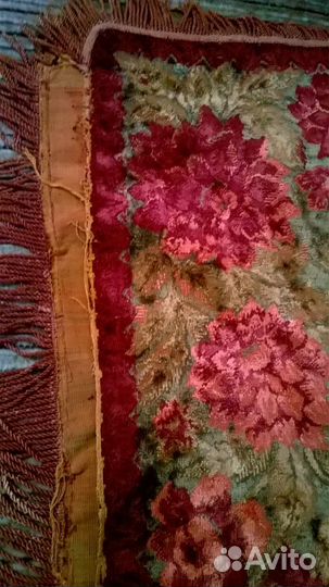 Ковер покрывало плюш СССР винтаж