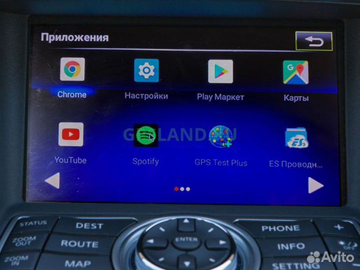 Блок навигации android/carplay для Nissan/Infinity