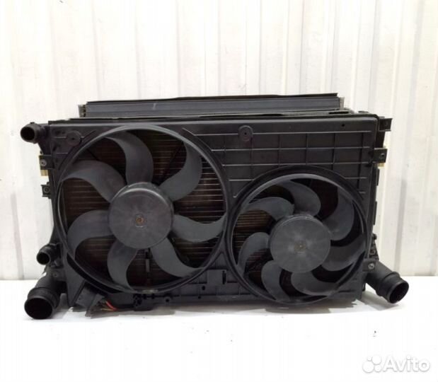Кассета диффузор радиатор пассат сс 1.8 турбо