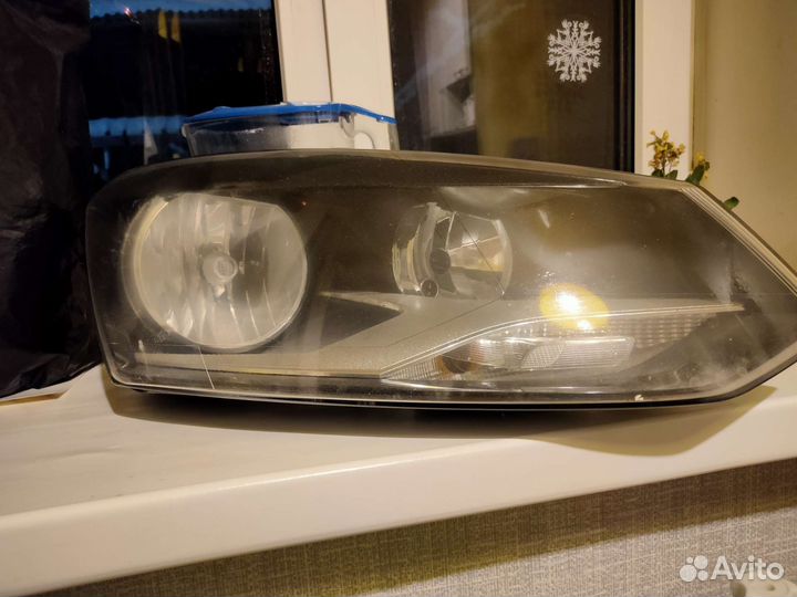 Передние фары polo sedan рестайлинг