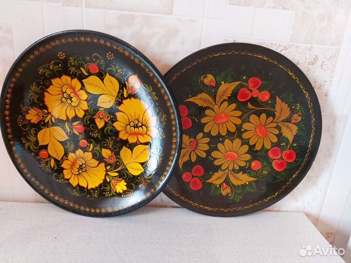 Набор посуды хохлома