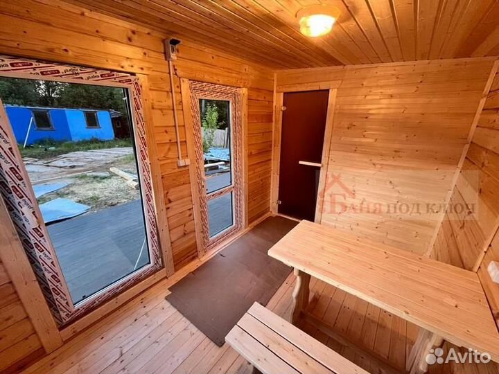 Готовая баня Скандинавия под ключ от производителя