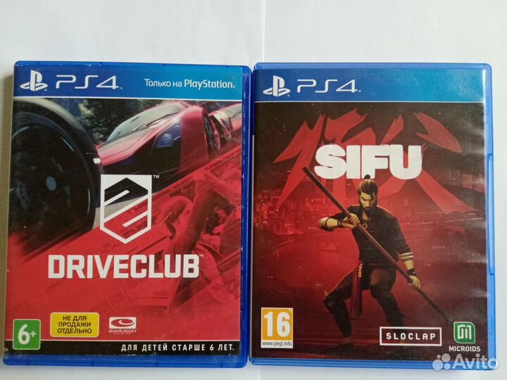 Driveclub и Sifu на PS4 обмен