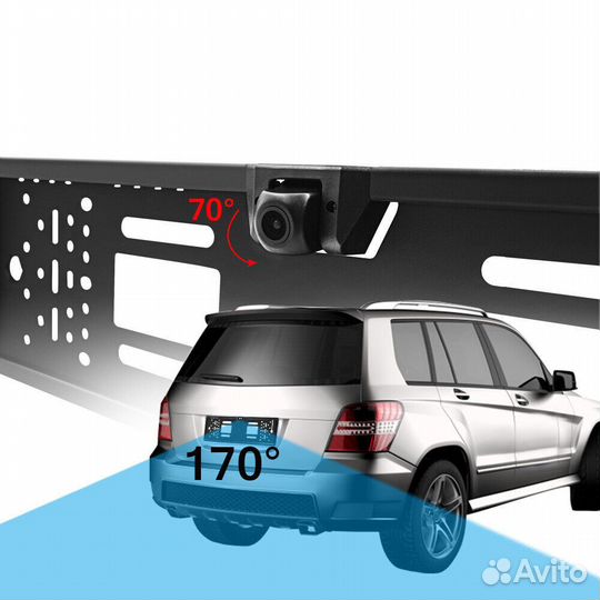 Автомобильная камера в номерной рамке (1920*1080 W