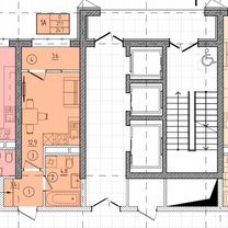 Квартира-студия, 24,7 м², 11/22 эт.