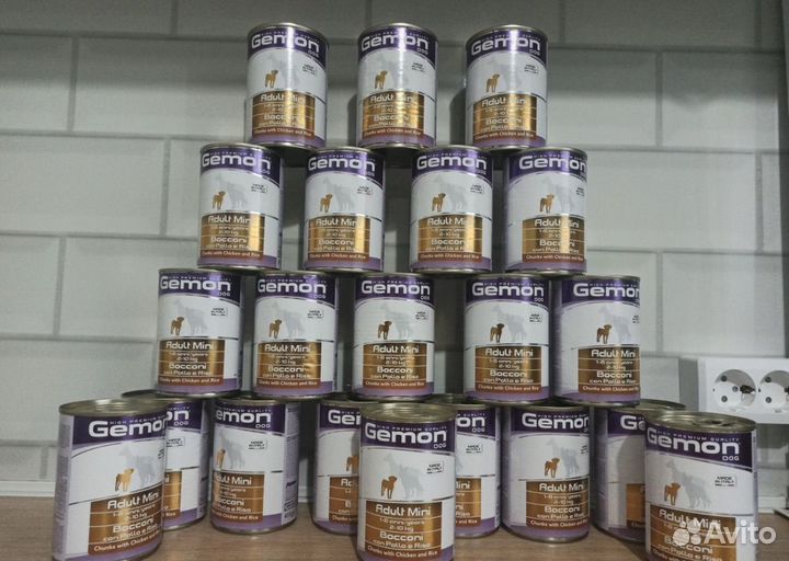 Корм для собак gemon