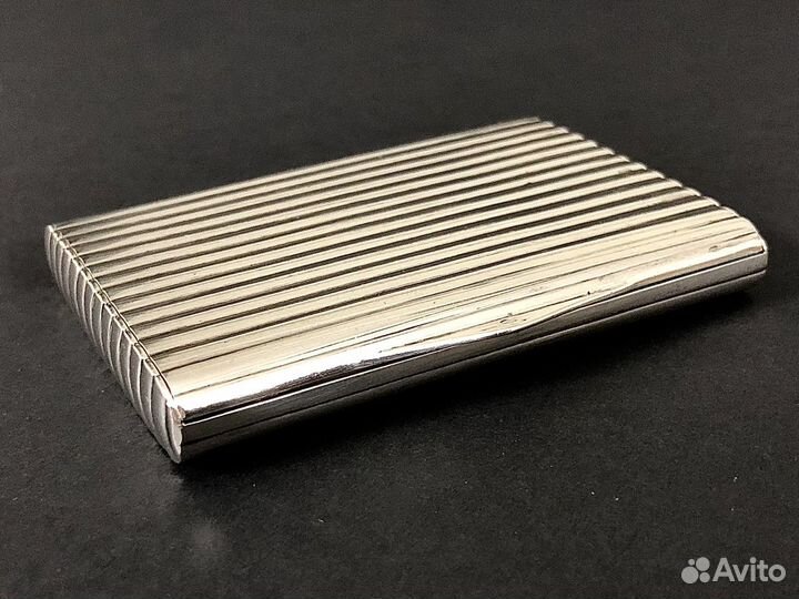 Портсигар антик очень редкий серебро 20е годы Герм