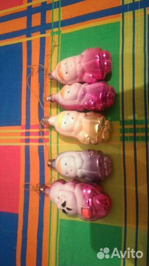 Елочные игрушки СССР