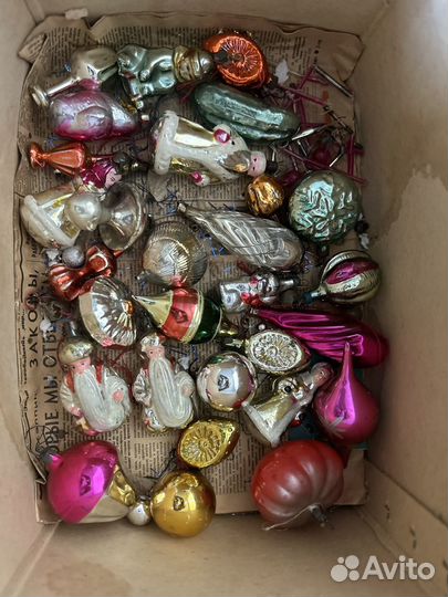 Елочные игрушки СССР