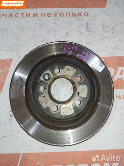 Диск тормозной задний Volvo S60 2 2012