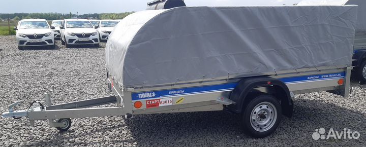 Легковой прицеп с аэродинамическим тентом